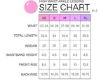Yogalicious High Waist Squat Proof Lux Ankle  Terracotta 25"  2 Pair  (Large)