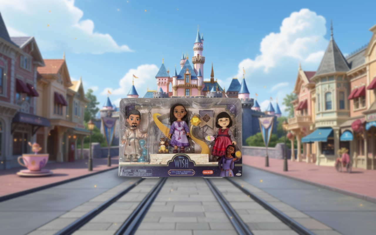 Disney Wish Asha, Dahlia & Magnifico Exclusive Petite Doll Gift Set