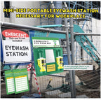 CGOLDENWALL Upgraded Portable Eye Wash Station OSHA Approved Emergency Eye Wash Kit