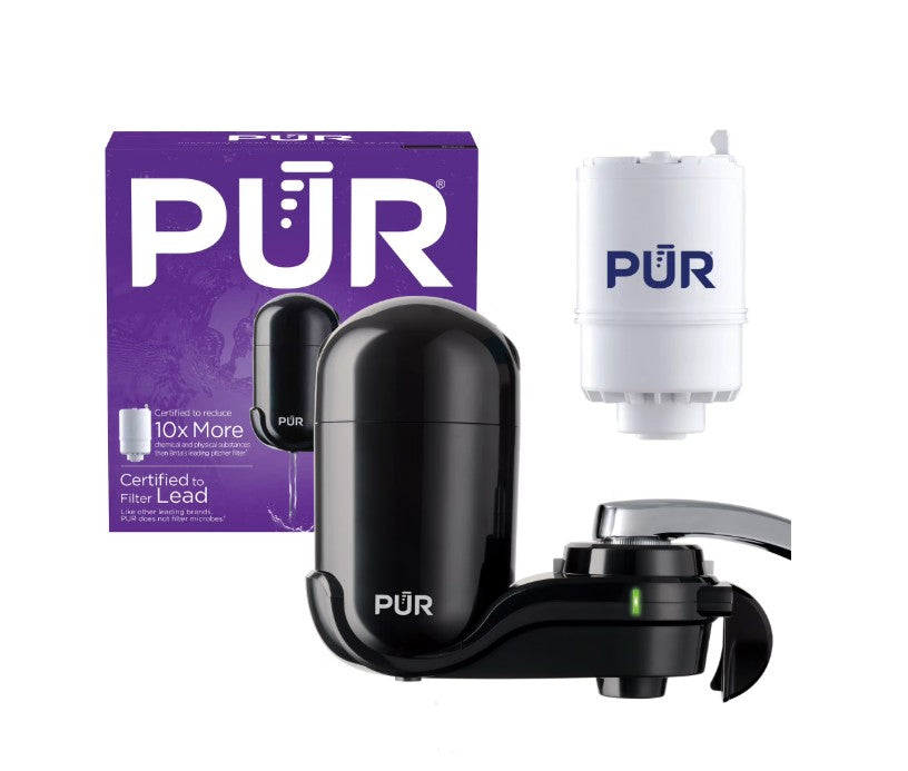 PUR Faucet Mount Water Filtration System, Water Filter for Sink Faucets,