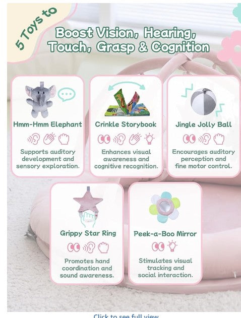 HISEEME Activity & Gym play mat