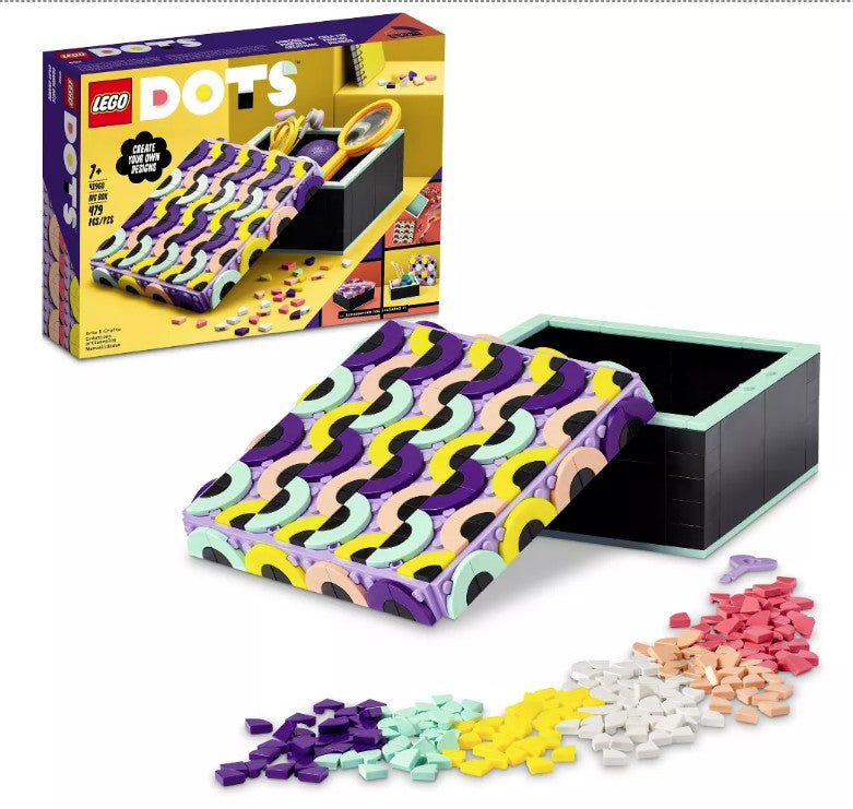 LEGO DOTS Storage Box Arts and Crafts Set 41960