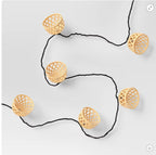 Room Essentials    Woven Shaded LED String Lights with Clear Bulbs (SET OF 2 )
