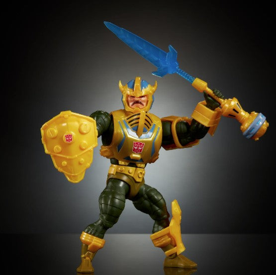 Masters of the Universe X Transformers Bumblebee Armor Man-At-Arms Action Figure