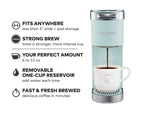 Keurig K-Mini Plus Single Serve K-Cup Pod Coffee Maker,  Misty Green
