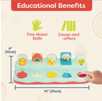 B. toys - Interactive Toy - Pop-Up Buddies: Educational Baby & Toddler Toy for Memory & Fine Motor Skills