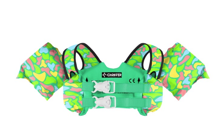 Chriffer Kids Swim Vest Life Jacket -Camo